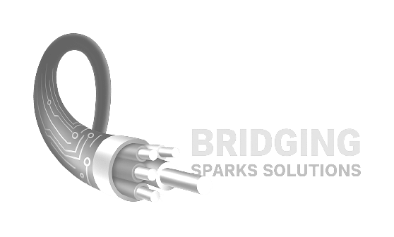 bridging sparks solutions logo upscaled transparent light greyscale (1)